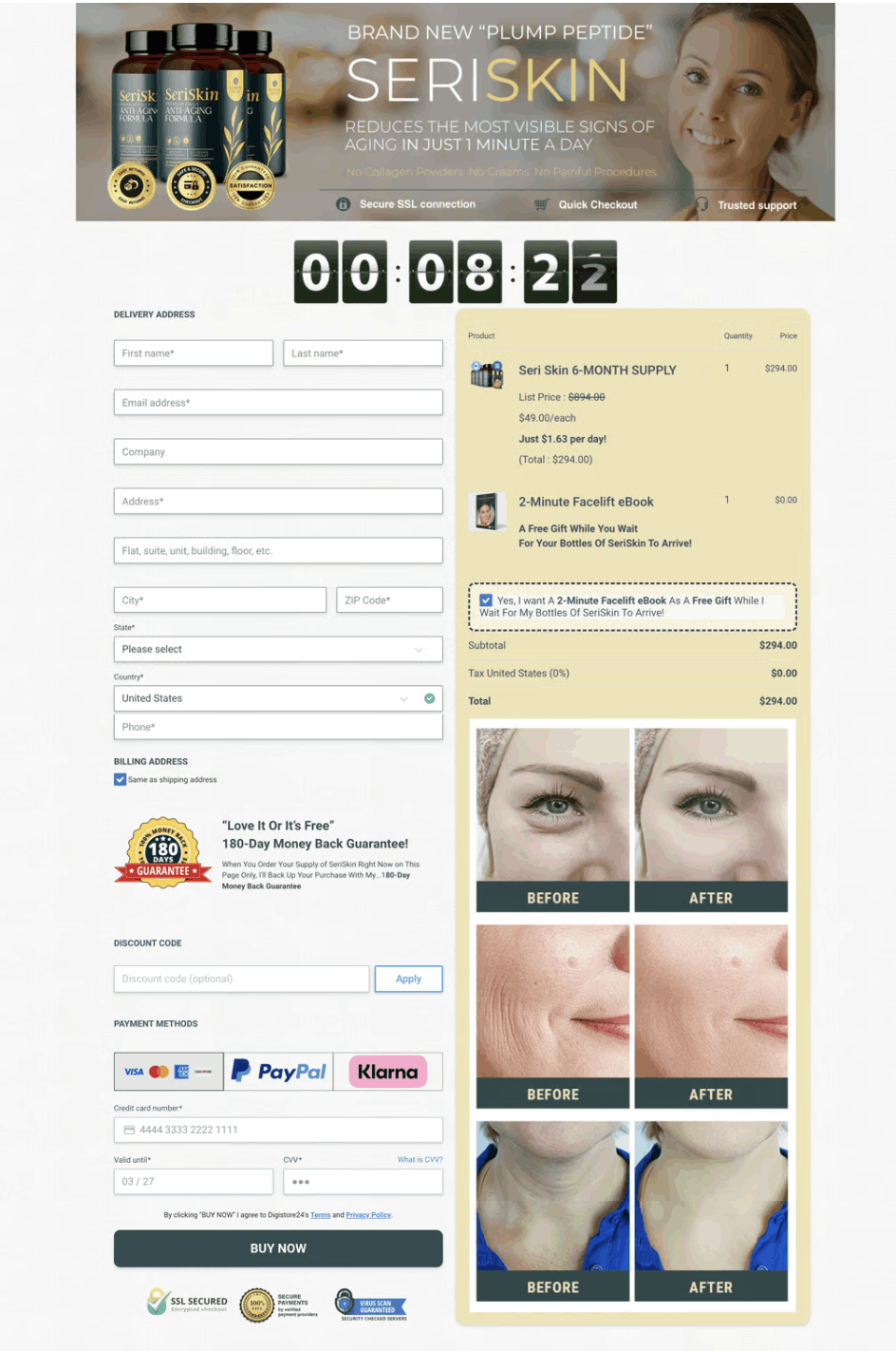 Seriskin Secure-Checkout